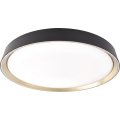 LED dæmpbar loftlampe ILVI LED/30W/230V 2700-6500K Ø 40 cm sort/messing + fjernbetjening