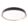 LED dæmpbar loftlampe ILVI LED/30W/230V 2700-6500K Ø 40 cm sort/messing + fjernbetjening