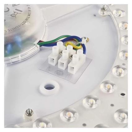 LED dæmpbar loftlampe ILVI LED/30W/230V 2700-6500K Ø 40 cm sort/messing + fjernbetjening