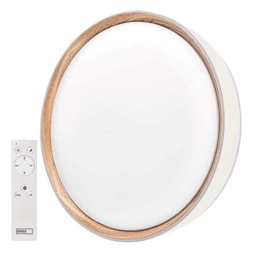 Dæmpbar LED-loftlampe ILVI LED/45W/230V 2700-6500K Ø 50 cm hvid/beige + fjernbetjening