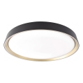 LED-dæmpbar loftlampe ILVI LED/45W/230V 2700-6500K Ø 50 cm sort/messing + fjernbetjening