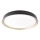 LED-dæmpbar loftlampe ILVI LED/45W/230V 2700-6500K Ø 50 cm sort/messing + fjernbetjening