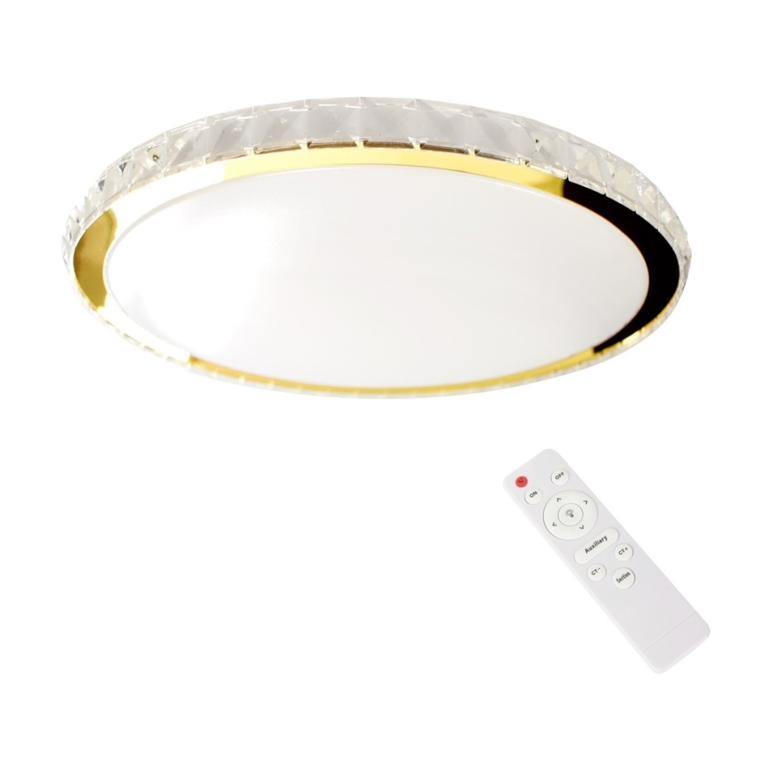 LED Dæmpbar loftlampe LAYLA LED/33W/230V 3000/4000/6000K guld + fjernbetjening