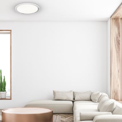 LED-dæmpbar loftlampe LAYLA med fjernbetjening LED/66W/230V