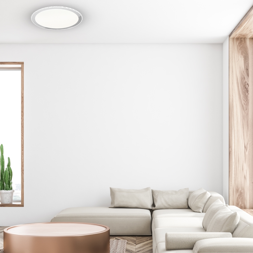 LED-dæmpbar loftlampe LAYLA med fjernbetjening LED/66W/230V