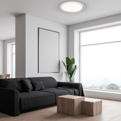 LED-dæmpbar loftlampe LAYLA med fjernbetjening LED/66W/230V