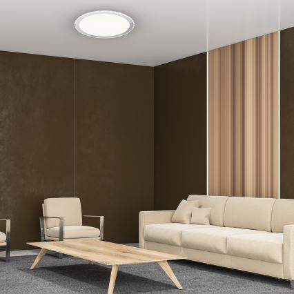 LED-dæmpbar loftlampe LAYLA med fjernbetjening LED/66W/230V