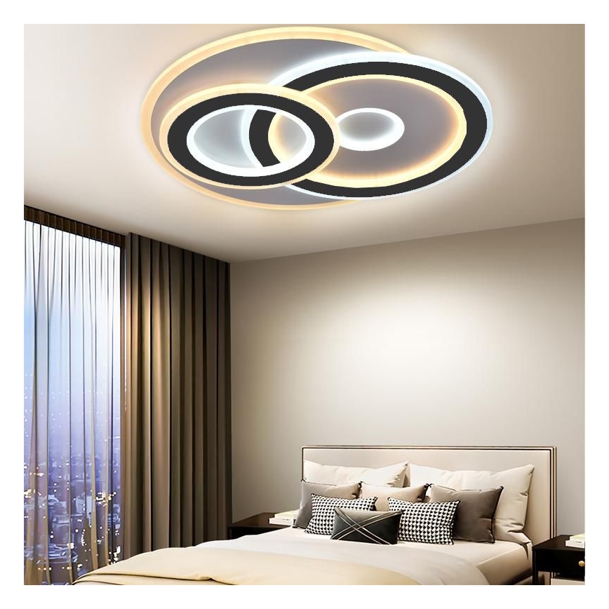 LED Dæmpbar loftlampe LED/105W/230V 3000-6500K + fjernbetjening