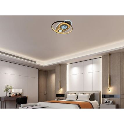 LED dæmpbar loftlampe LED/105W/230V 3000-6500K + fjernbetjening