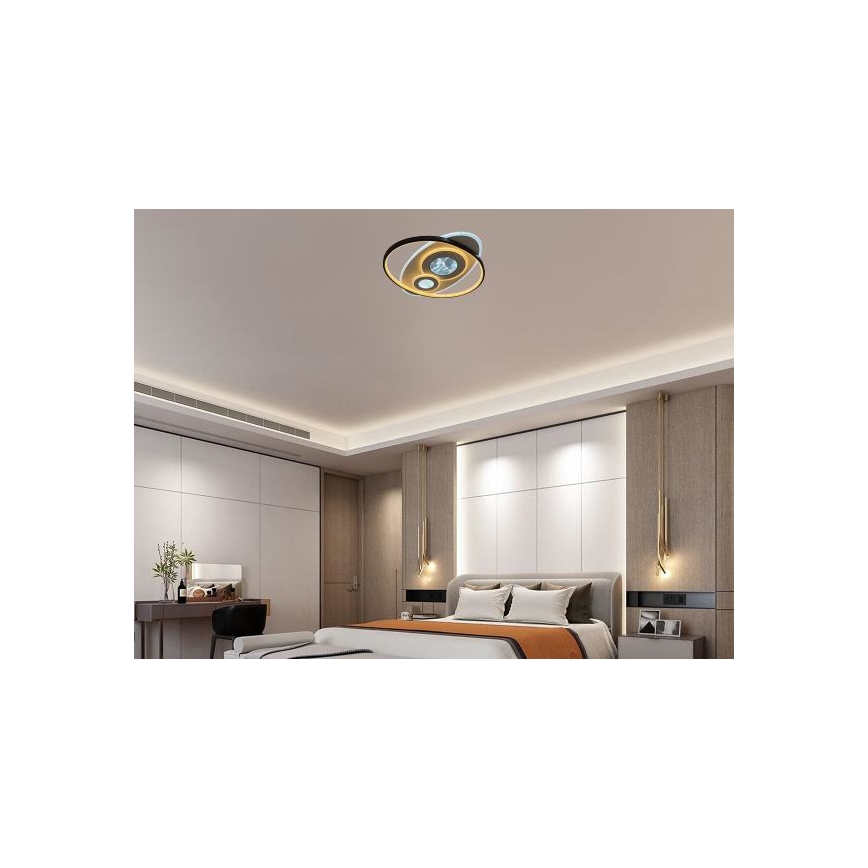 LED dæmpbar loftlampe LED/105W/230V 3000-6500K + fjernbetjening
