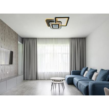 LED-dæmpbar loftlampe LED/105W/230V 3000-6500K + fjernbetjening