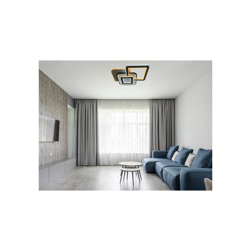 LED-dæmpbar loftlampe LED/105W/230V 3000-6500K + fjernbetjening