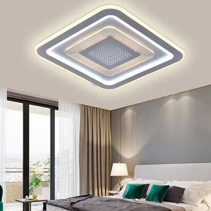 LED Dæmpbar loftlampe LED/105W/230V 3000-6500K + fjernbetjening