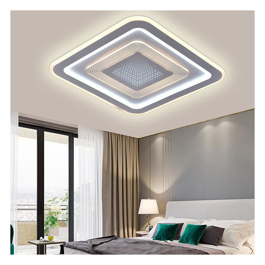 LED Dæmpbar loftlampe LED/105W/230V 3000-6500K + fjernbetjening