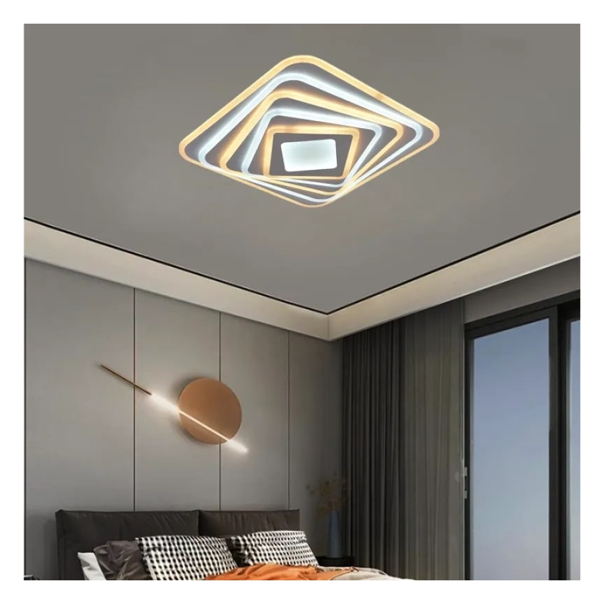 LED Dæmpbar loftlampe LED/150W/230V 3000-6500K + fjernbetjening