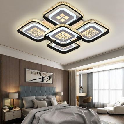 LED Dæmpbar loftlampe LED/180W/230V 3000-6500K + fjernbetjening