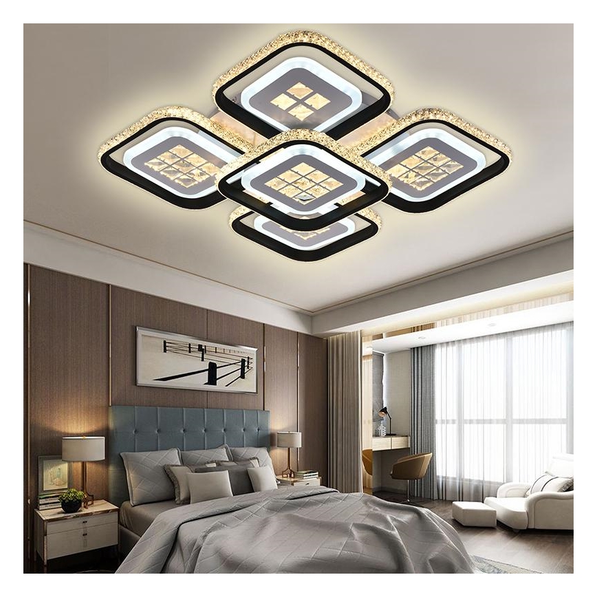 LED Dæmpbar loftlampe LED/180W/230V 3000-6500K + fjernbetjening