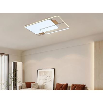 LED-dæmpbar loftlampe LED/280W/230V 3000-6500K + fjernbetjening