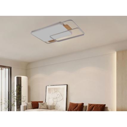LED-dæmpbar loftlampe LED/280W/230V 3000-6500K + fjernbetjening
