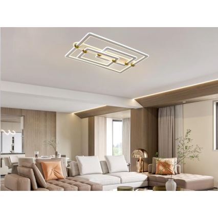 LED-dæmpbar loftlampe LED/280W/230V 3000-6500K + fjernbetjening