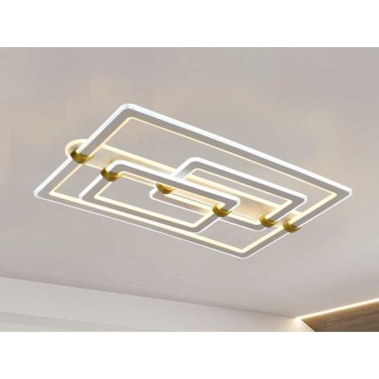 LED-dæmpbar loftlampe LED/280W/230V 3000-6500K + fjernbetjening