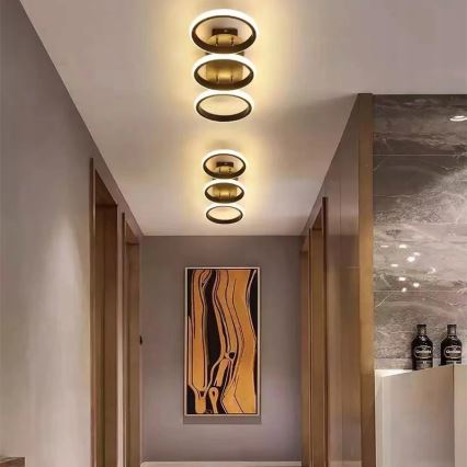 LED dæmpbar loftlampe LED/30W/230V 3000-6500K sort Wi-Fi Tuya + fjernbetjening