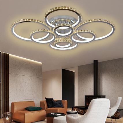 LED Dæmpbar loftlampe LED/315W/230V 3000-6500K + fjernbetjening