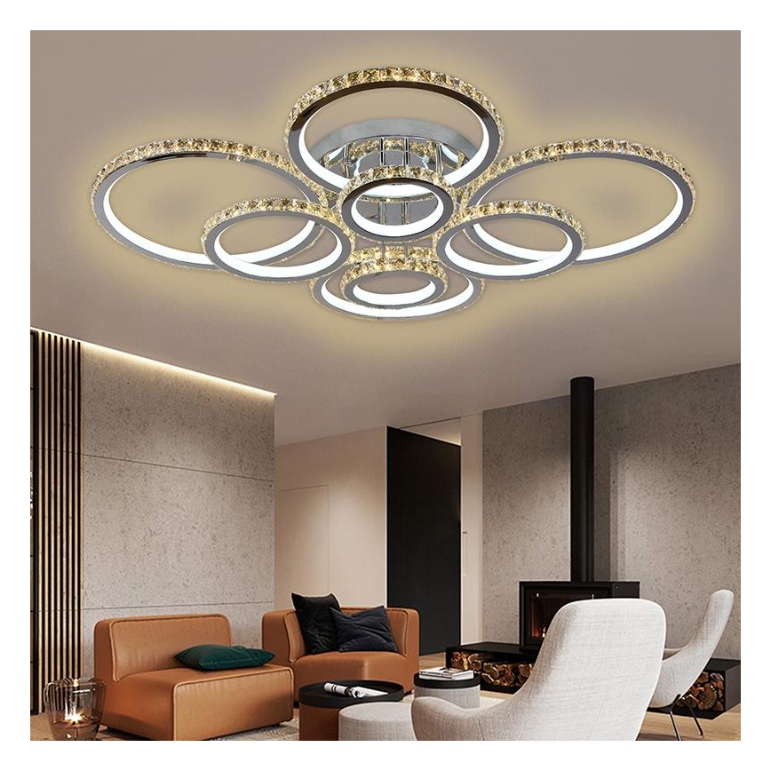 LED Dæmpbar loftlampe LED/315W/230V 3000-6500K + fjernbetjening