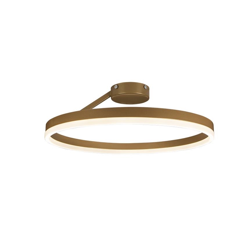 LED Dæmpbar loftlampe LED/40W/230V 3000-6500K guld + fjernbetjening