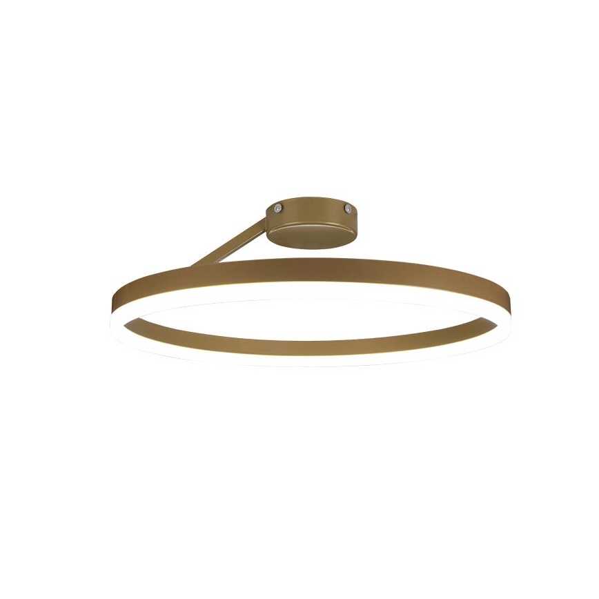 LED Dæmpbar loftlampe LED/40W/230V 3000-6500K guld + fjernbetjening