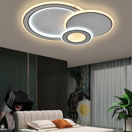 LED Dæmpbar loftlampe LED/40W/230V 3000-6500K + fjernbetjening
