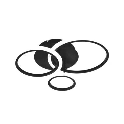 LED Dæmpbar loftlampe LED/40W/230V 3000-6500K sort + fjernbetjening