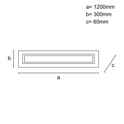 LED Dæmpbar loftlampe LED/55W/230V 3000-6500K + fjernbetjening