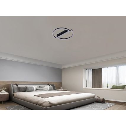 LED Dæmpbar loftlampe LED/55W/230V 3000-6500K + fjernbetjening