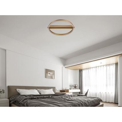 LED-dæmpbar loftlampe LED/60W/230V 3000-6500K + fjernbetjening
