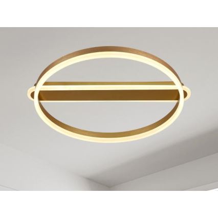 LED-dæmpbar loftlampe LED/60W/230V 3000-6500K + fjernbetjening