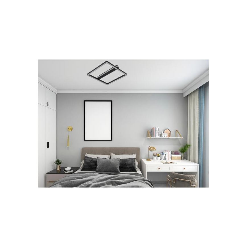 LED-dæmpbar loftlampe LED/60W/230V 3000-6500K + fjernbetjening