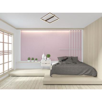 LED-dæmpbar loftlampe LED/60W/230V 3000-6500K + fjernbetjening