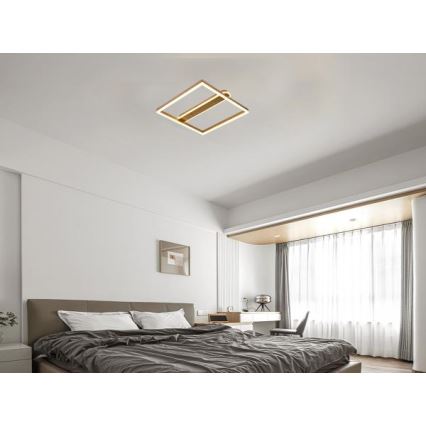 LED Dæmpbar loftlampe LED/60W/230V 3000-6500K + fjernbetjening