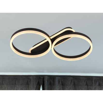 LED Dæmpbar loftlampe LED/60W/230V 3000-6500K + fjernbetjening
