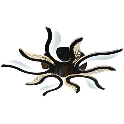 LED Dæmpbar loftlampe LED/65W/230V 3000-6500K sort + fjernbetjening