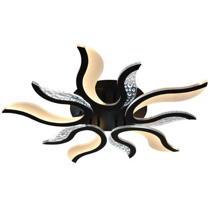 LED Dæmpbar loftlampe LED/65W/230V 3000-6500K sort + fjernbetjening