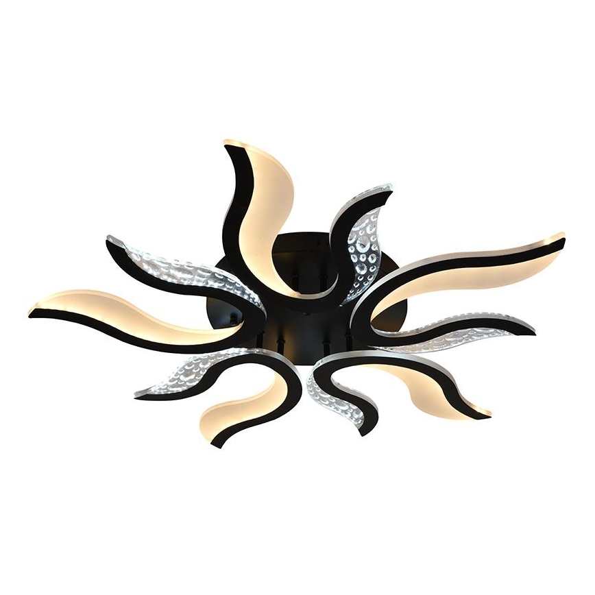 LED Dæmpbar loftlampe LED/65W/230V 3000-6500K sort + fjernbetjening