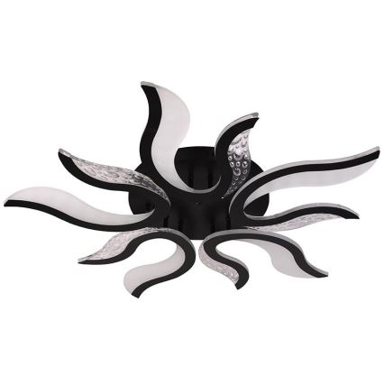 LED Dæmpbar loftlampe LED/65W/230V 3000-6500K sort + fjernbetjening