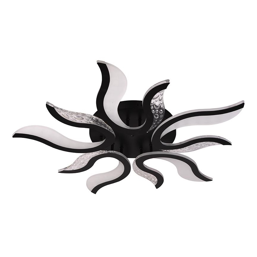 LED Dæmpbar loftlampe LED/65W/230V 3000-6500K sort + fjernbetjening