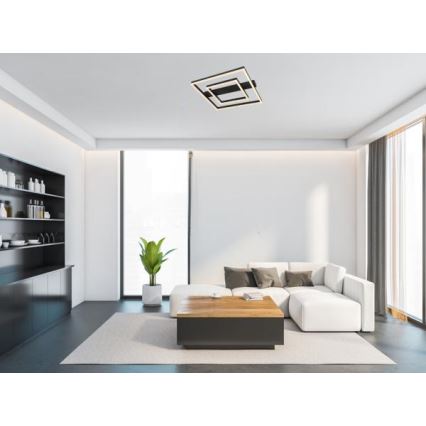 LED dæmpbar loftlampe LED/70W/230V 3000-6500K + fjernbetjening
