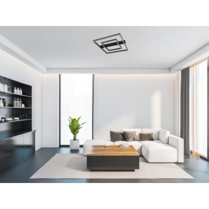 LED dæmpbar loftlampe LED/70W/230V 3000-6500K + fjernbetjening
