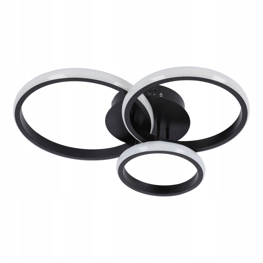 Dæmpbar LED-loftlampe LED/70W/230V 3000-6500K sort + fjernbetjening