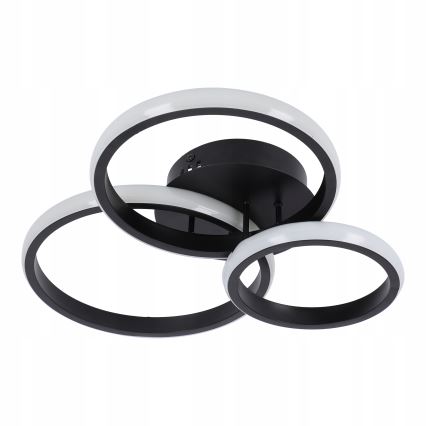 Dæmpbar LED-loftlampe LED/70W/230V 3000-6500K sort + fjernbetjening