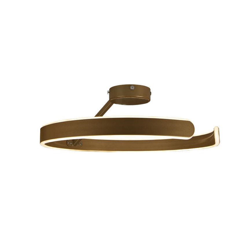 LED Dæmpbar loftlampe LED/72W/230V 3000-6500K guld + fjernbetjening
